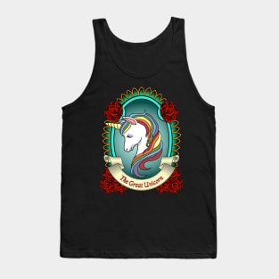 Vintage colorful unicorn Tank Top